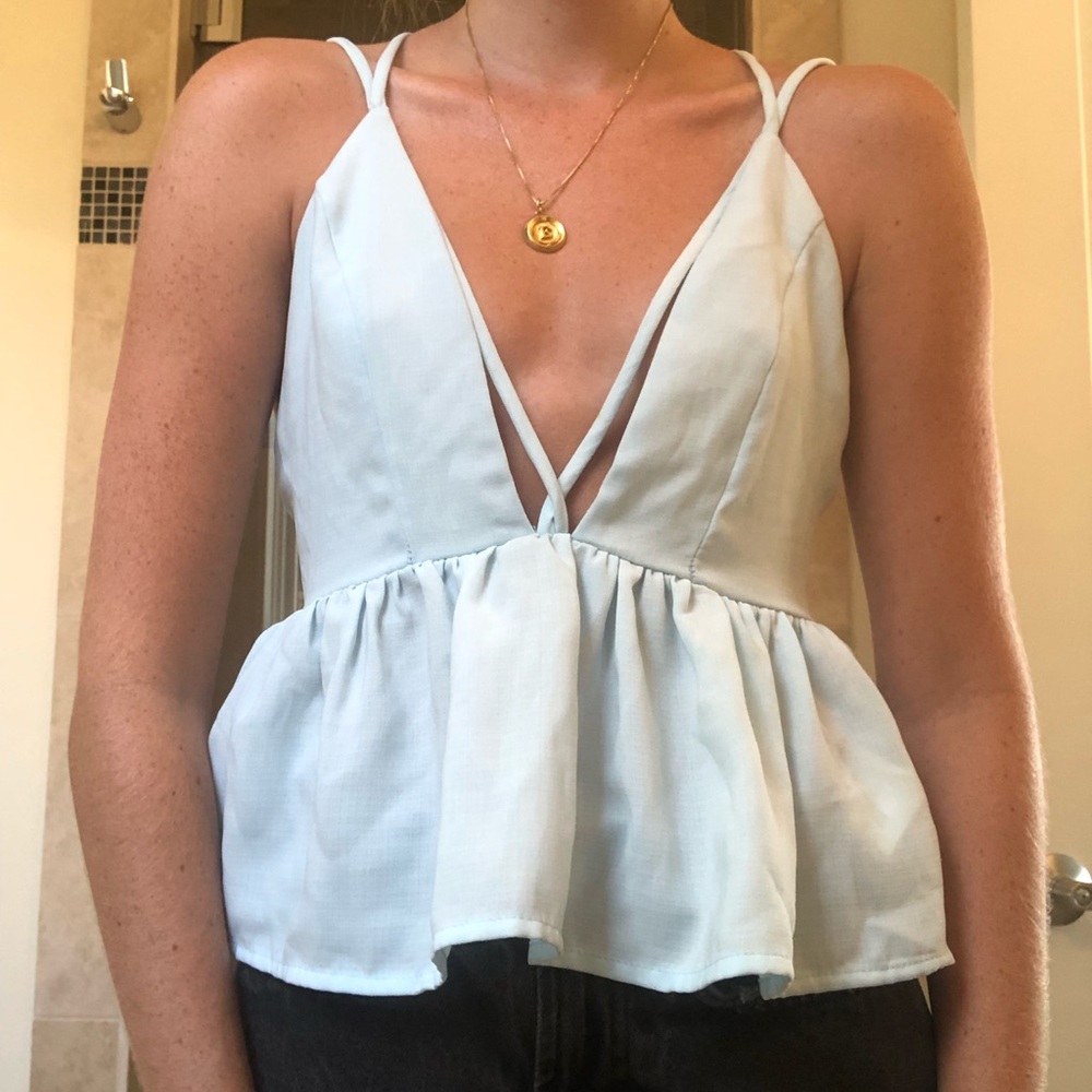 Blue urban outfitters top